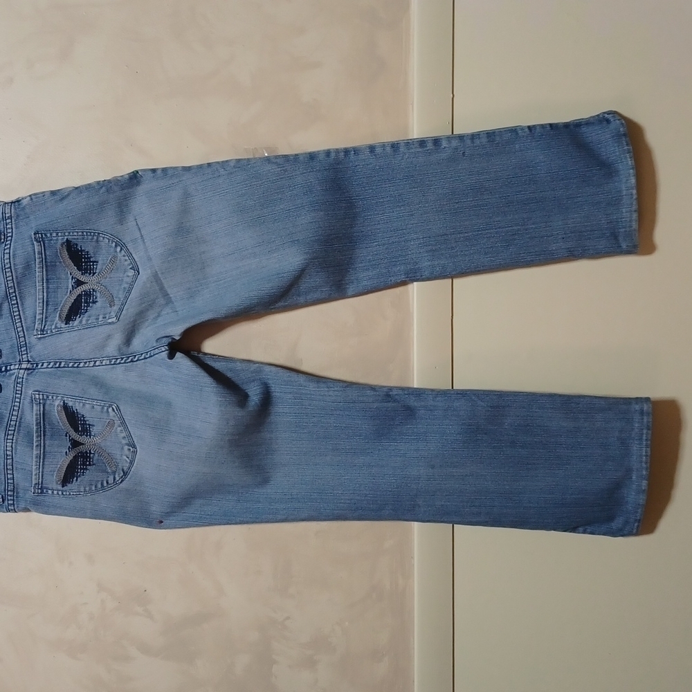 Sassoon OOH LA LA JEANS WOMANS SIZE 8 stretch beautiful details
